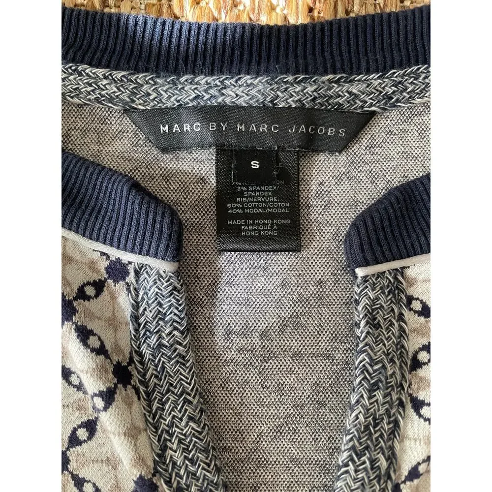 Marc by Marc Jacobs Andrea Jacquard long sleeve top SZ Small